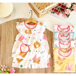 Bộ Tole Kiểu Bé Gái (14-18kg) (giao màu ngẫu nhiên)