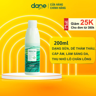 Sữa dưỡng da trà xanh Ottie Green Tea Emulsion 200ml - hạn chế dầu nhờn, hỗ trợ thu nhỏ lỗ chân lông và làm trắng da
