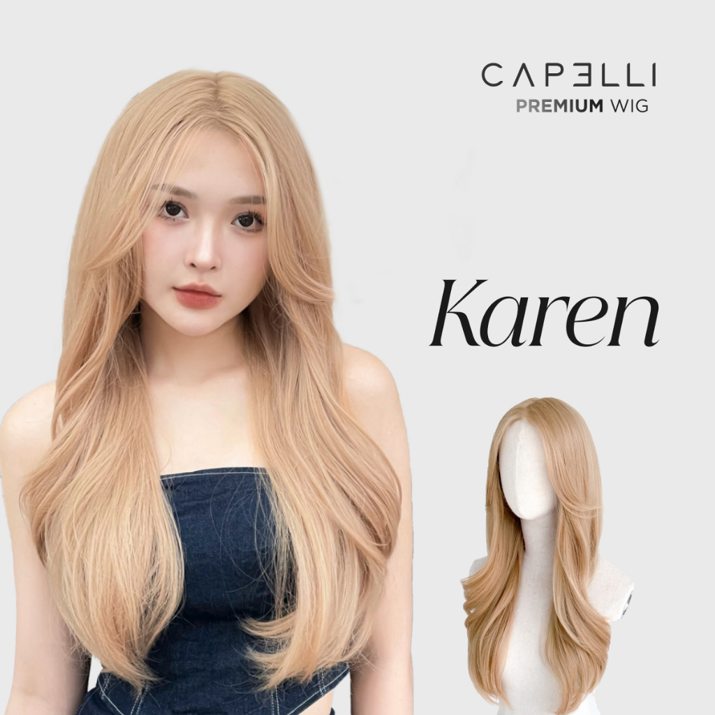 Tóc Siêu Da Đầu CAPELLI Karen Premium Wig