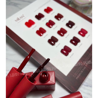 set sơn màu+nhũ+thạch 12chai Milan