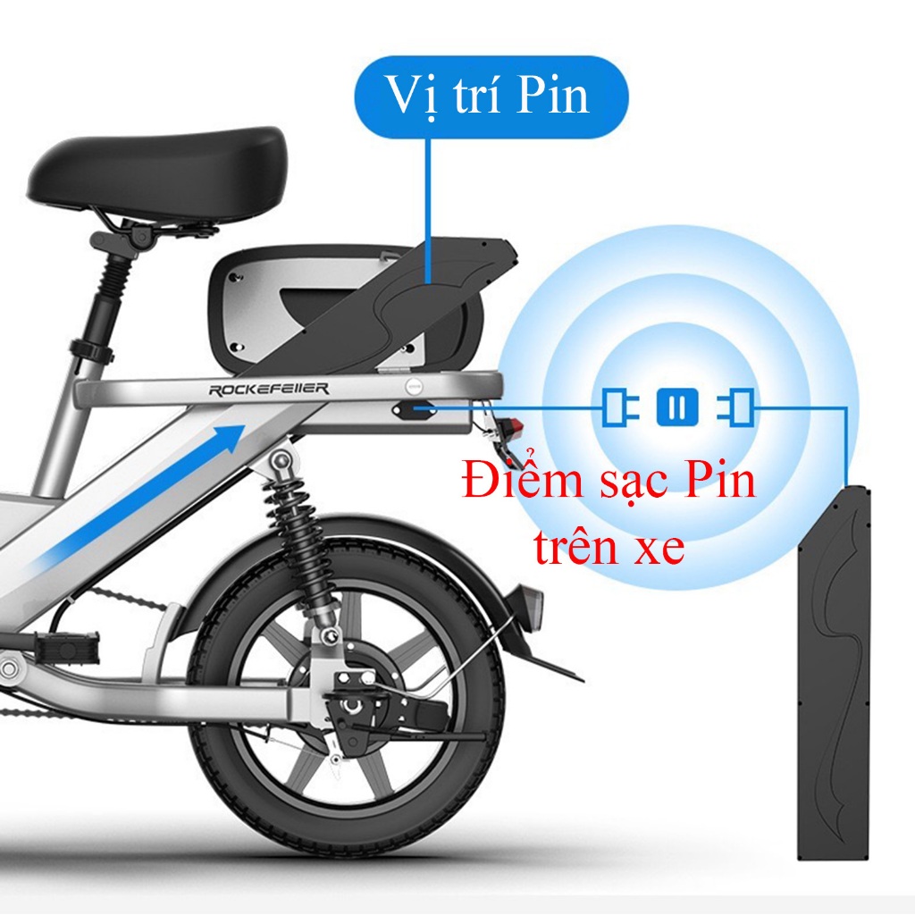 Xe đạp điện gấp gọn 14inch | BigBuy360 - bigbuy360.vn