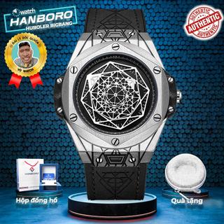 Đồng hồ cơ nam hanboro huboler "big bang" | tặng kèm bóp đựng đồng hồ