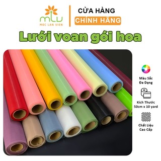 Lưới Voan Cuộn Gói Hoa, lụa voan 50cmx10yard