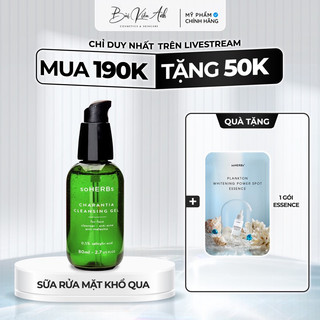 Sửa rửa mặt khổ qua dịu nhẹ lành tính soherbs 80ml