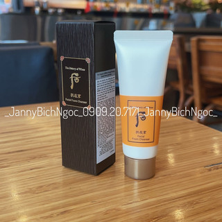 [Mẫu mới có hộp] Sữa rửa mặt Whoo vàng hoàng cung 40ml
