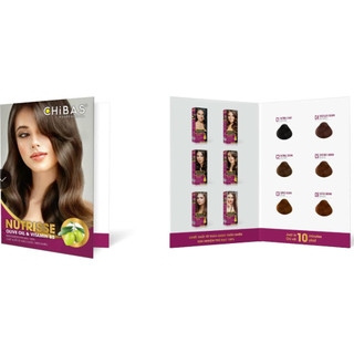 Thuốc nhuôm tóc phủ bạc chibas, kem nhuộm phủ bạc cover gray hair - hr033