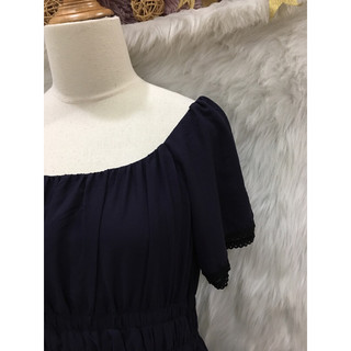 Đầm Voan  Midi 2 hand Nhật hiệu ALPHABETŚ ALPHABET-Size M