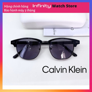 Kính mát unisex calvin klein dáng clubmaster model ck20314s-001