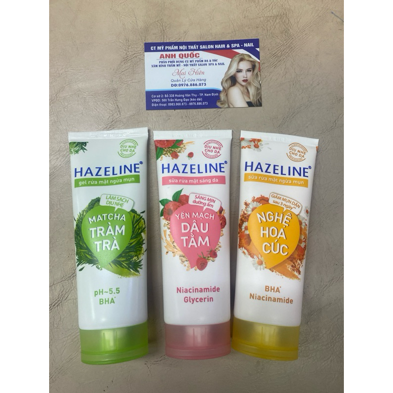 SỮA RỬA MẶT HAZELINE