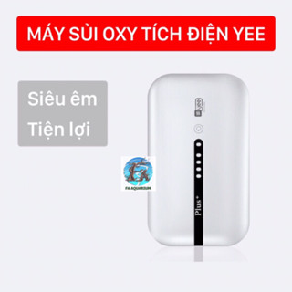 Máy sủi oxy tích điện siêu êm Yee Plus cho bể cá, thuỷ sinh