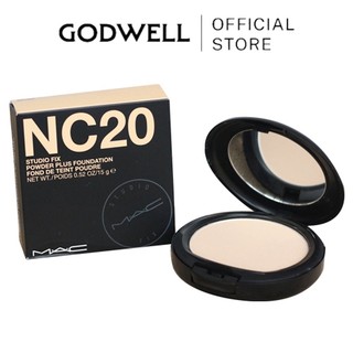 Phấn Nền 2-in-1  3 TONE Che Phủ Hoàn Hảo & Bền Màu Đến 12H MAC Studio Fix Powder Plus Foundation maputi