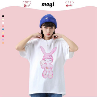 [Cotton 260Gsm] Áo Thun Thỏ Hồng Unisex Form rộng 100% Cotton 2 chiều không phai Local Brand - AC317