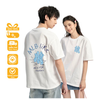  Áo Thun MLB Unisex Form rộng 100% Cotton 2 chiều không phai Local Brand - AC195