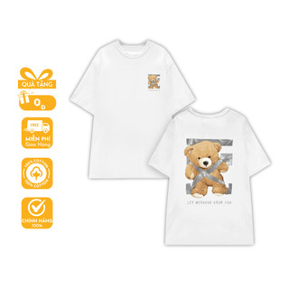 [Cotton 240Gsm] Áo Thun gấu Teddey Unisex Form rộng 100% Cotton 2 chiều không phai Local Brand - AC187