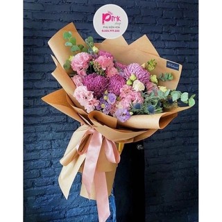 cốt gói hoa bằng giấy xi măng