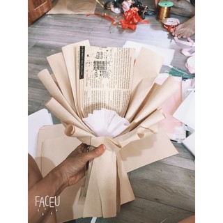 cốt gói hoa bằng giấy xi măng