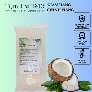 Thạch Dừa Giòn Dedu gói 1.5kg topping trà chanh trà sữa