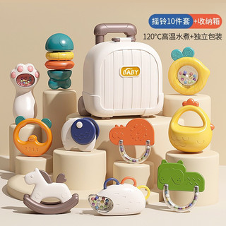 Bộ đồ chơi xúc xắc 10 chi tiết cho bé - Hộp đựng Vali / Thỏ