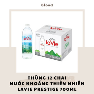 [THÙNG 12 CHAI] LaVie Prestige Nước Khoáng Thiên Nhiên 700ml