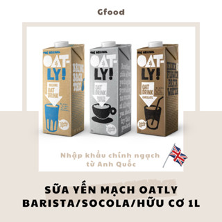 Oatly Sữa Yến Mạch (Barista, Hữu Cơ, Socola) Hộp 1L