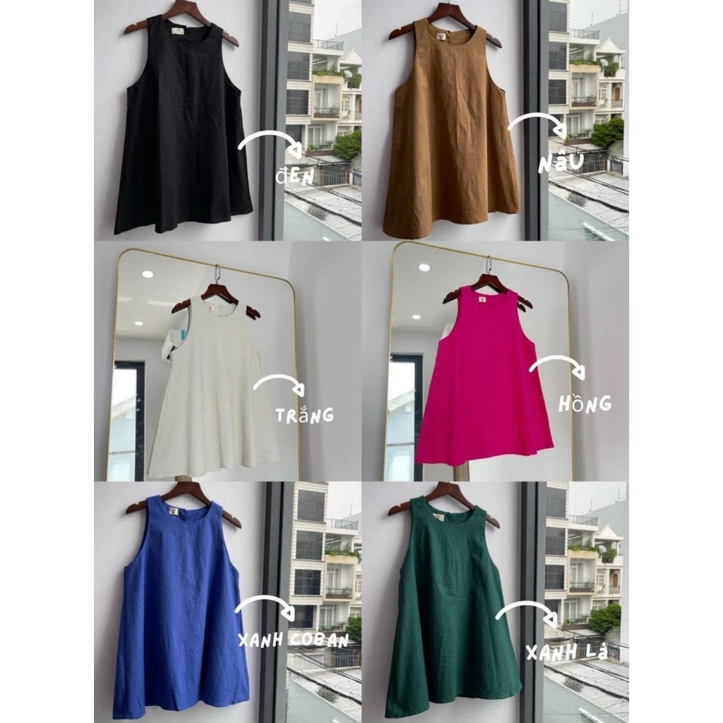 Áo Yếm JIJI TOP Chất Linen Xẻ Lưng Quyến Rũ Freesize - ANN CLOTHING