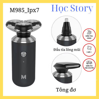 Máy cạo râu mini M985 công nghệ tự động mài lưỡi, kháng nước IPX7, công suất 5W