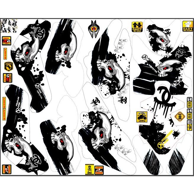 TEM TRÙM XE ĐIỆN XMEN MÃ 246 ĐEN TRẮNG