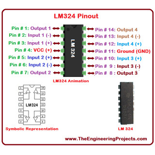 LM324 324 Quad OP-AMP IC