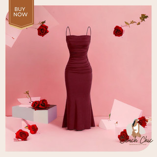 BEACHCHIC Đầm body đuôi cá siêu tôn dáng (Hình feedback sau cùng)