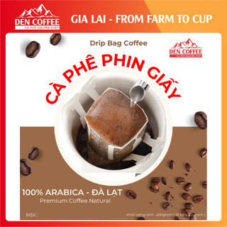 Cà phê phin giấy - cà phê nguyên chất - 100% arabica đà lạt