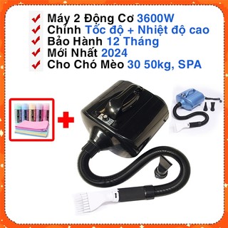 Máy Sấy Lông Cho Chó 2 Động Cơ 3600W New Model 2024 SN203 Thương Hiệu Shanghai Shenyue