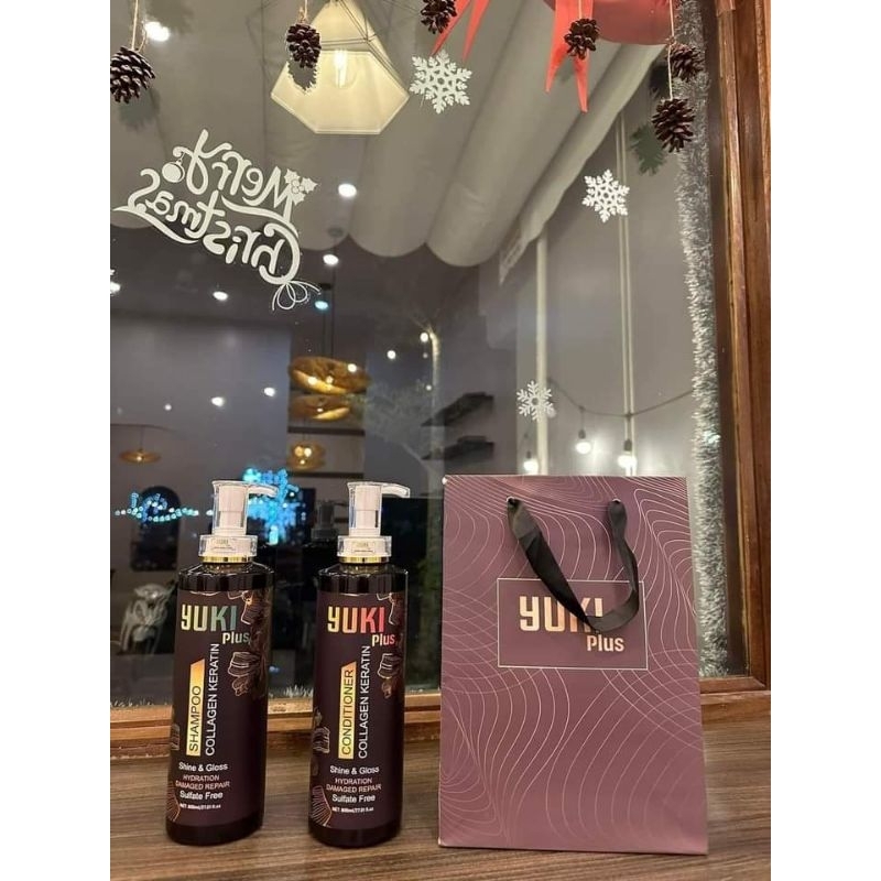 Dầu gội xả yuki plus 800ml sỉ salon spa hương thơm nước hoa