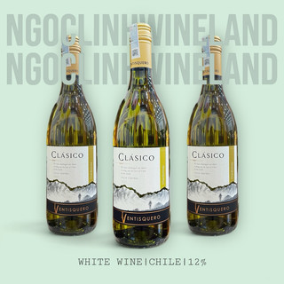 Rượu vang Ventisquero Clasico Chardonnay Alc 12% 750ml