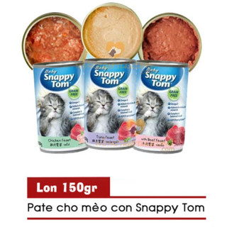 Pate cho mèo con Snappy Tom 150g