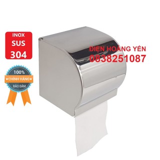 Hộp Đựng Giấy Vệ Sinh Hộp Kín Inox 304 Dày Dặn (Đựng Được Cả Giấy Có Lõi Và Không Lõi)