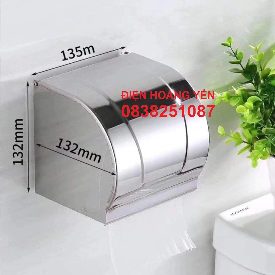 Hộp Đựng Giấy Vệ Sinh Bằng 100% INOX gắn tường trong nhà tắm,nhà vệ sinh HG4 HỘP GIẤY BÓNG