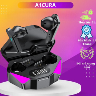 Tai nghe chơi game Bluetooth không dây TWS X15 có micrô âm thanh Bass HiFi Thích hợp A1CURA-BH 12 THÁNG