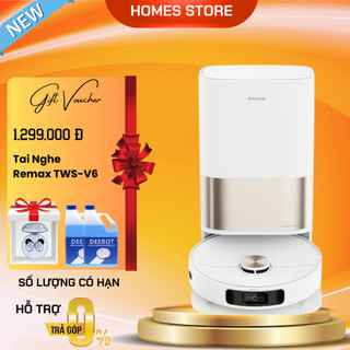 Robot hút bụi lau nhà dreame l10s ultra se - lực hút 5.300 pa tự động giặt sấy giẻ, tự gom rác nâng thảm tự động
