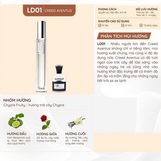 Tinh dầu nước hoa ld perfume oil - nước hoa nam 12ml