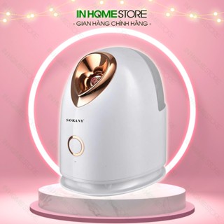 Máy Xông Mặt SOKANY SK-6880 Toả Hơi Đều Nhiệt Độ Vừa Phải Khử Trùng Giúp Da Căng Bóng Mịn Màng, Cung Cấp Độ Ẩm Cho Da