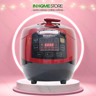 Nồi Áp Suất NINESHIELD KB-1006 Kiêm Nồi Cơm Điện Tử Dung Tích 4 Lít 10 Chế Độ Nấu