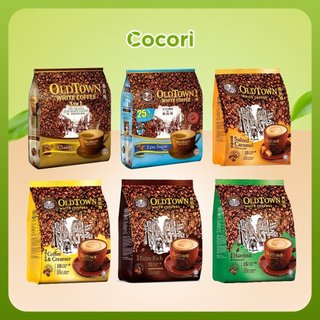 Cà phê trắng white coffee oldtown đủ vị hazenut, truyền thống, ít đường, extra rich nhập khẩu chính hãng sài gòn đặc sản