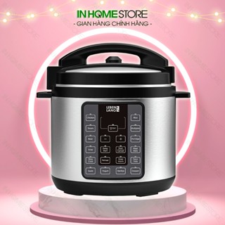 Nồi Áp Suất Điện LEBENLANG Kèm Nồi Chiên Không Dầu LBEE7308 Dung Tích 6L Lòng Nồi Tráng Men Chống Dính