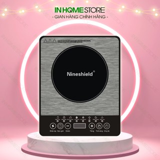 Bếp Từ NINESHIELD KB-8605 Công Suất 2200W Tặng Nồi INOX 304 Chất Lượng Cao, Kính Chịu Lực Siêu Bền Hàng Chính Hãng