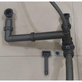 Xi phông thoát chậu rửa bát ống thoát to phi 5,2 xi phông ngăn mùi thoát nước nhanh