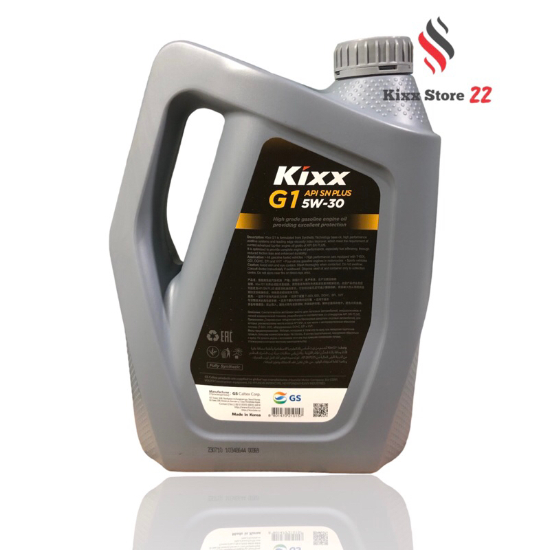 Kixx G1 SN PLUS 5W30 (5L) Fully Synthetic - Dầu động cơ xăng chất lượng cao (Bao bì mới)