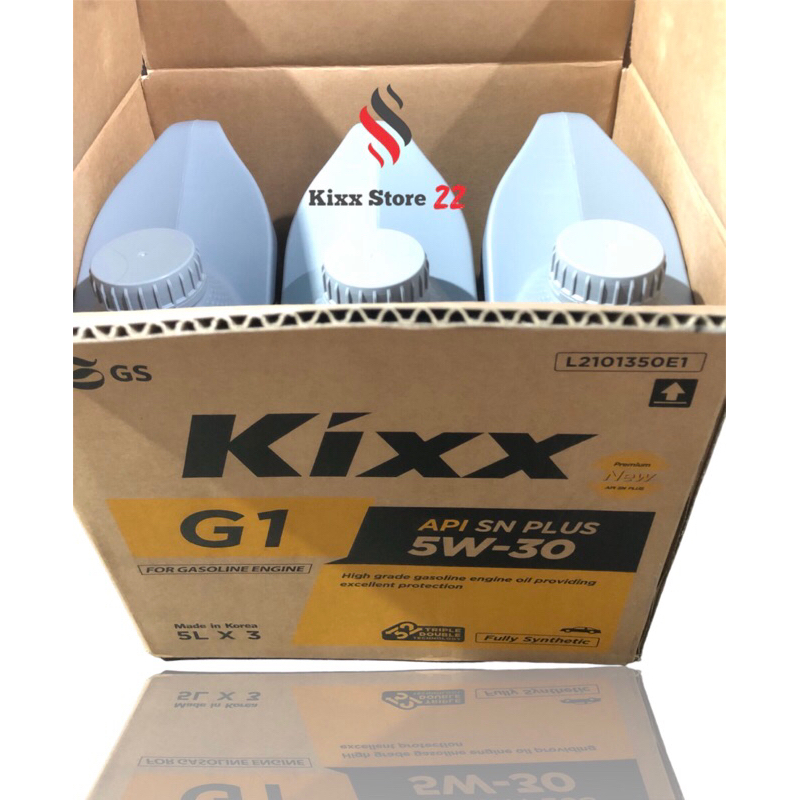 Kixx G1 SN PLUS 5W30 (5L) Fully Synthetic - Dầu động cơ xăng chất lượng cao (Bao bì mới)