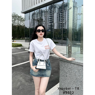 Chân váy jeans đính đá dáng ngắn 📸