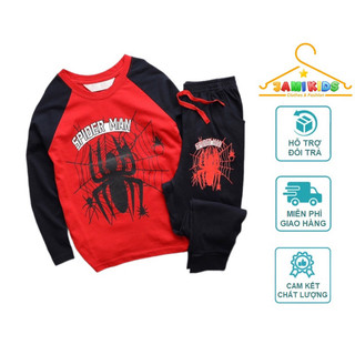 Bộ quần áo dài tay bé trai JAMIKIDS chất cotton cao cấp mềm mát 13-27kg
