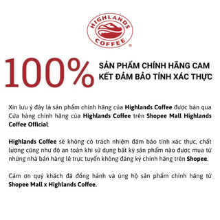 CÀ PHÊ SỮA HOÀ TAN 3IN1 HIGHLANDS COFFEE - 50 GÓI
